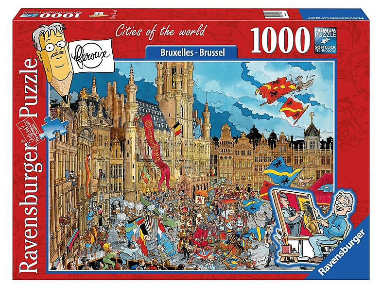 RAVENSBURGER Puzzle 1000 Teile - Brussel - Bruxelles Puzzle