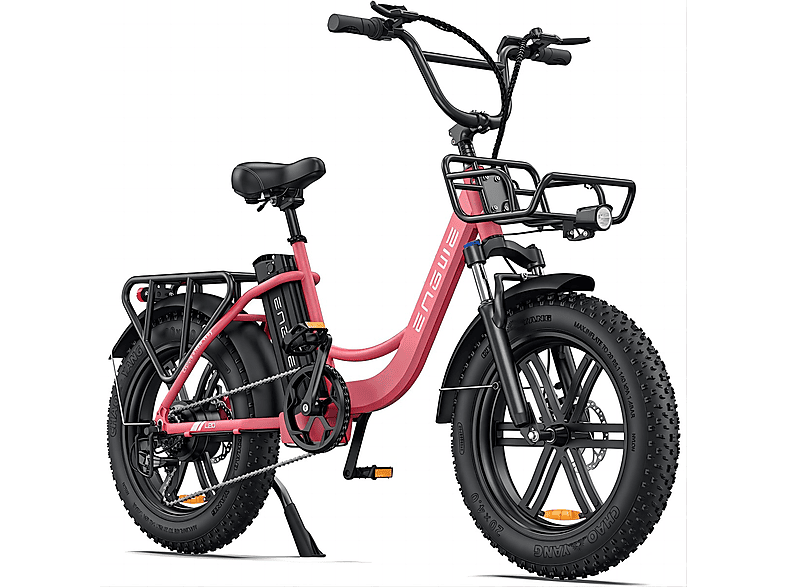 ENGWE L20 Kompakt-/Faltrad (Laufradgröße: 20 Zoll, Erwachsene-Rad, 624 Wh, Rosa)