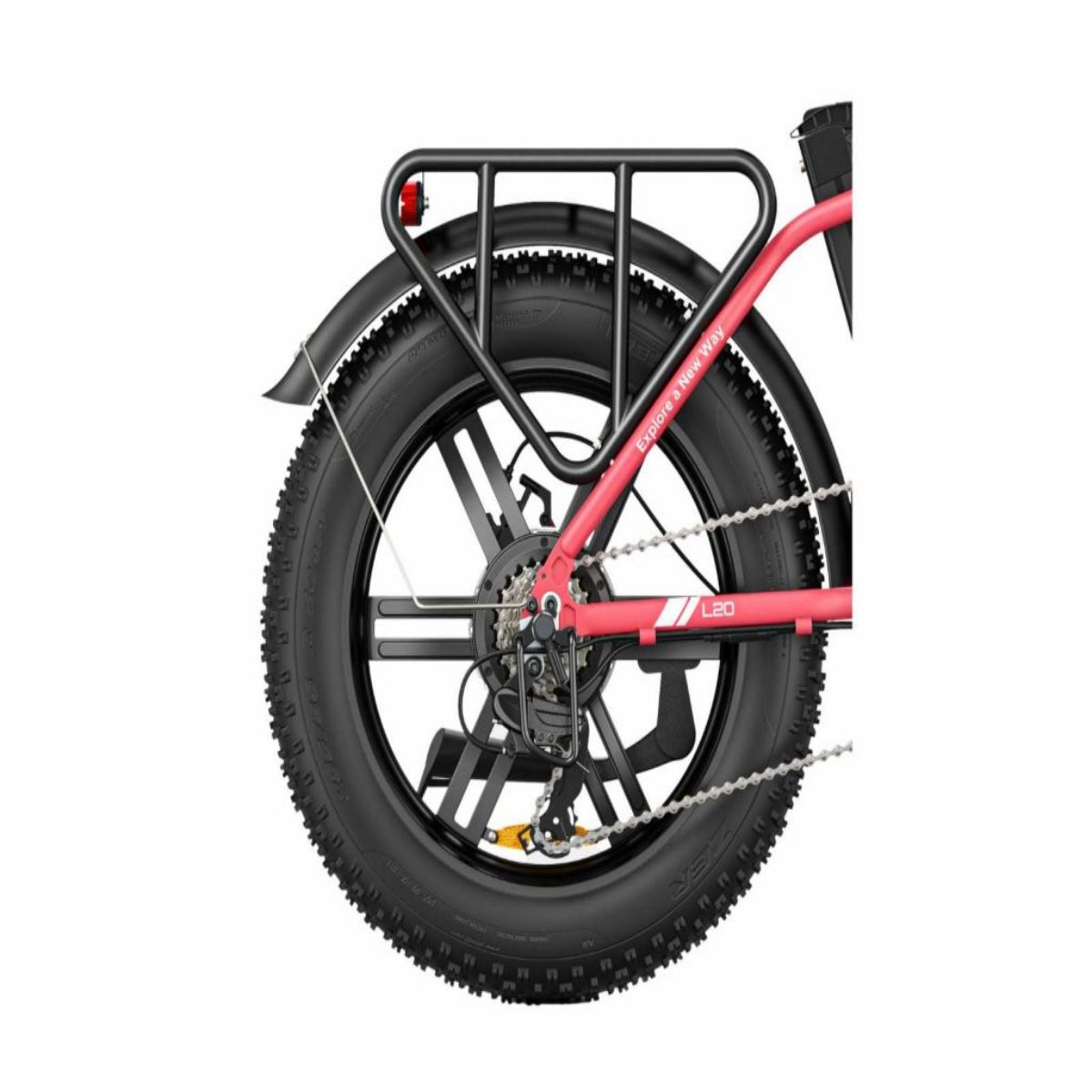 ENGWE L20 Wh, Zoll, 20 Kompakt-/Faltrad Erwachsene-Rad, Rosa) (Laufradgröße: 624