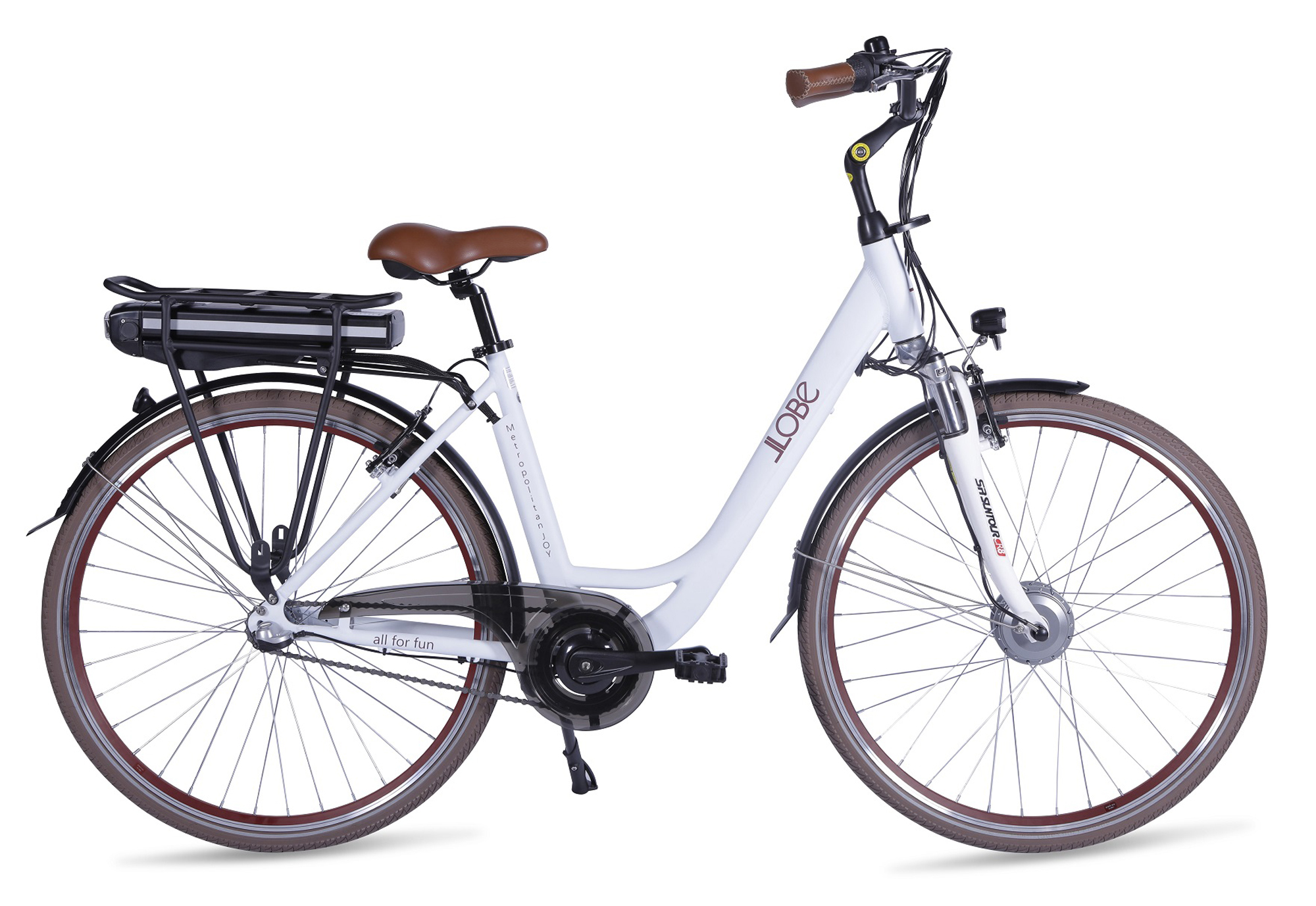 Wh, 28 288 8Ah Citybike / Zoll, Rahmenhöhe: 2.0 Modernwhite 50 cm, Metropolitan 36V Unisex-Rad, LLOBE (Laufradgröße: Weiß) 28\