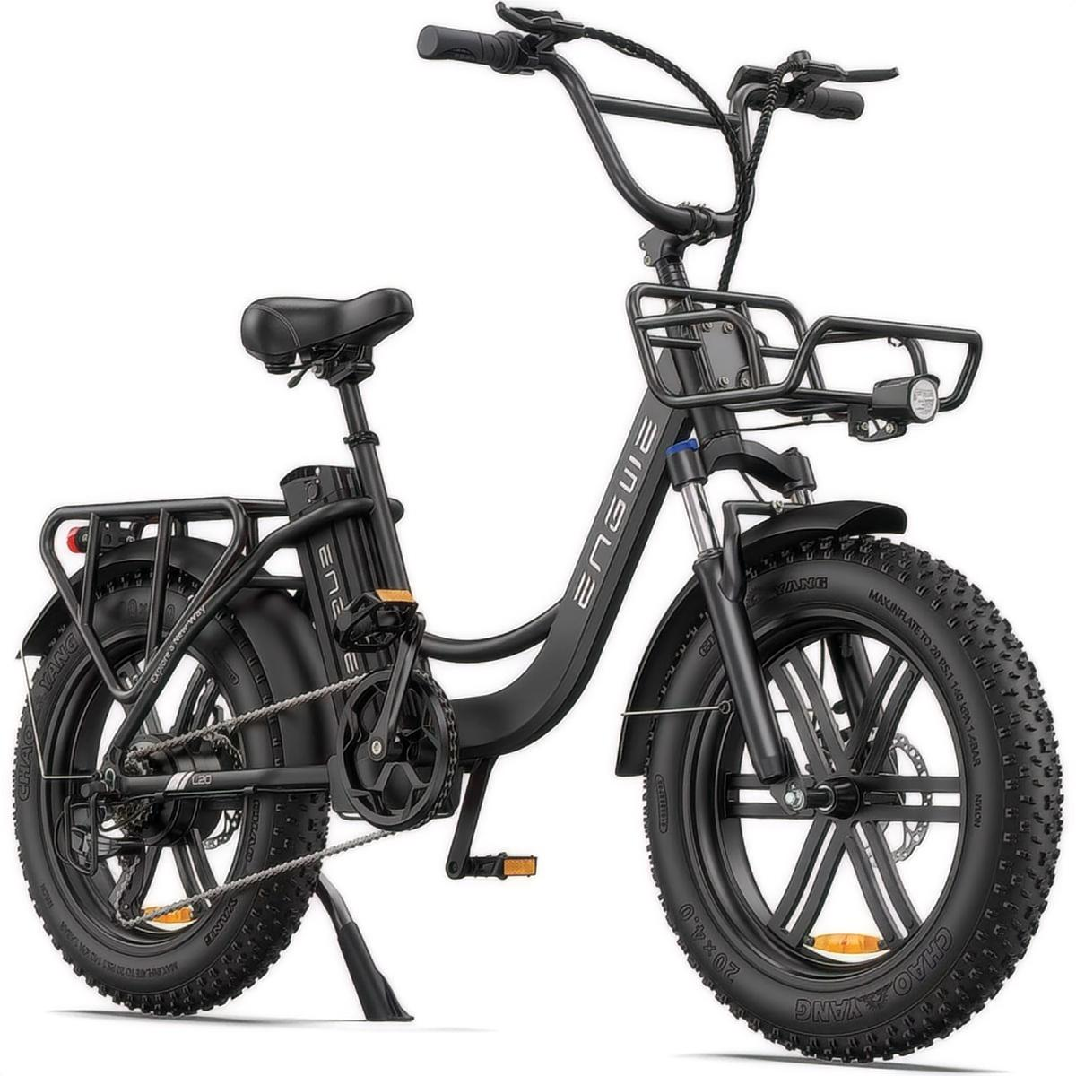 Erwachsene-Rad, 624 Wh, Zoll, Schwarz) (Laufradgröße: ENGWE L20 Kompakt-/Faltrad 20