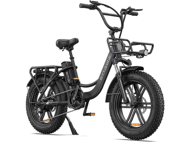 Erwachsene-Rad, 624 Wh, Zoll, Schwarz) (Laufradgröße: ENGWE L20 Kompakt-/Faltrad 20