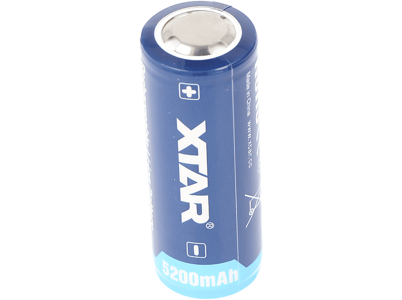 XTAR 26650 5200mAh 3,6V - 3,7V Pil