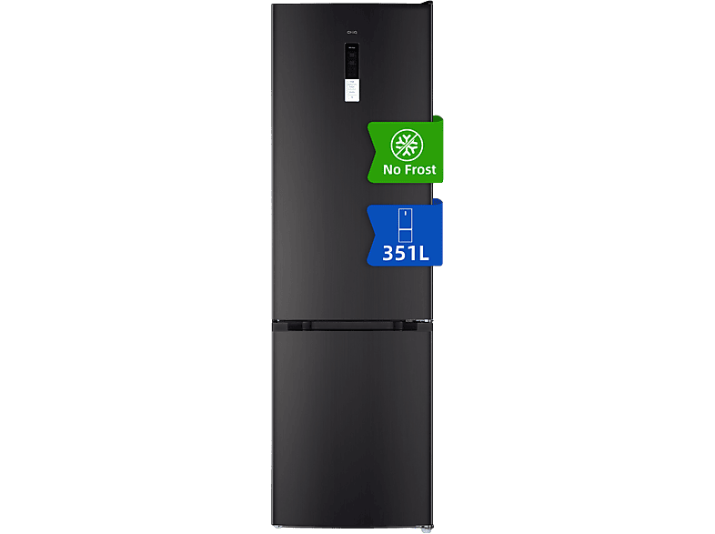 CHIQ FBM351NEI42 No Frost | Vrijstaand - Breedte 59,50 cm - Hoogte 200,00 cm - 260 l | MediaMarkt