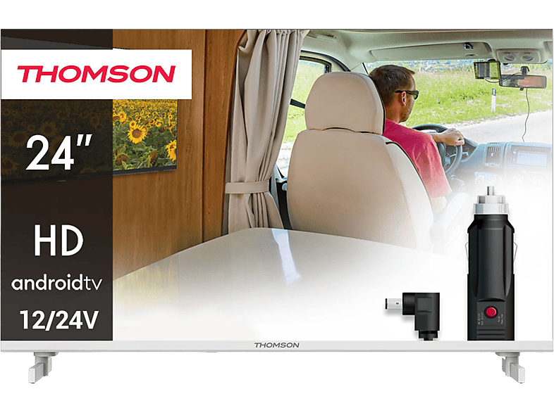 THOMSON 24HA2S13C LED TV (Flat, 24 Zoll / 60 cm, HD, SMART TV)