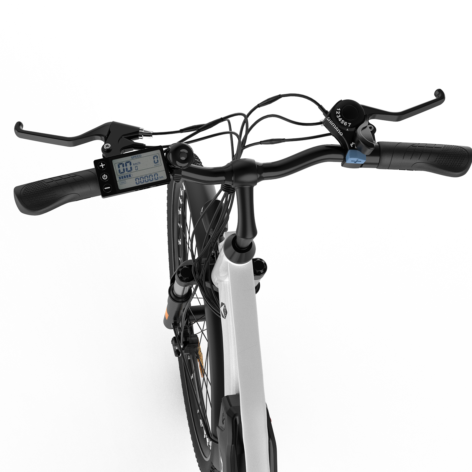 432, BK27 (Laufradgröße: 28 Zoll, Weiß) Unisex-Rad, Mountainbike HITWAY