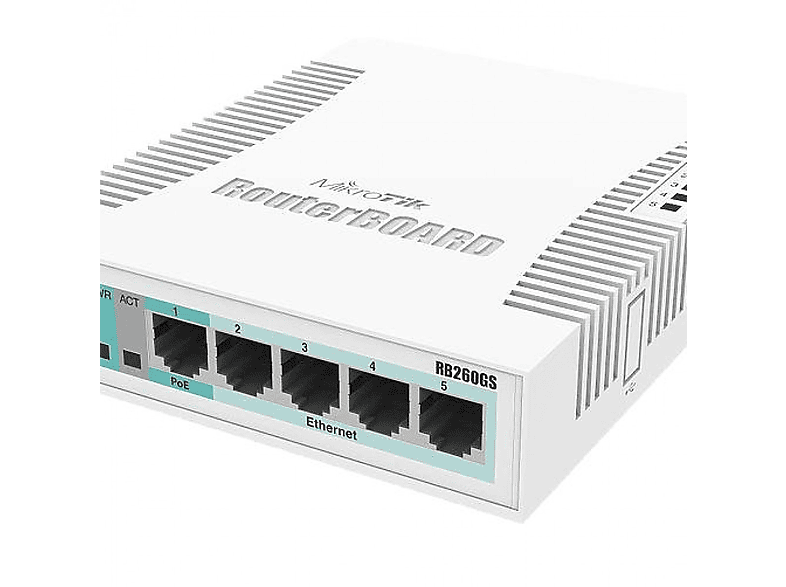 MIKROTIK Mikrotik RB260GS 5xGE Port 1xSFP inkl Gehäusestrom Router 5 ...
