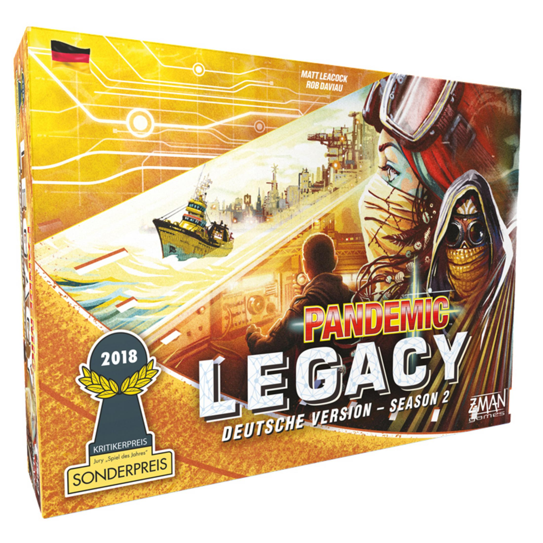 Brettspiel ZMND0002 GELB PANDEMIC ASMODEE 2 LEGACY SEASON -