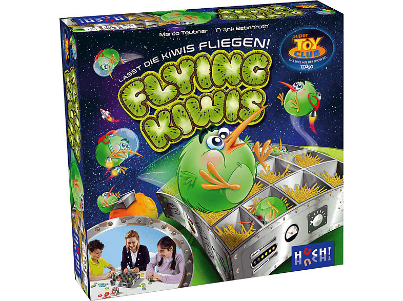 HUCH! Flying Kiwi – Gioco Da Tavolo Per Famiglie Con Catapulte E Tanto Divertimento