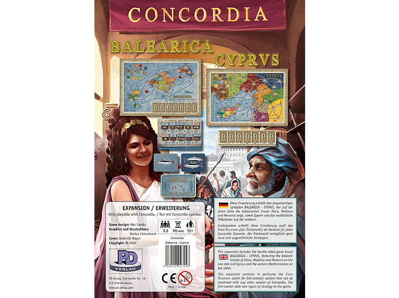 PD-VERLAG PDVD1006 CONCORDIA BALEARICA/CYPRUS Gesellschaftsspiel