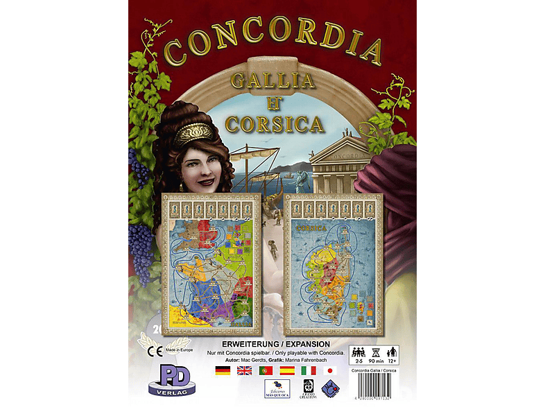 PD-VERLAG PDVD1009 CONCORDIA GALLIA/CORSICA Gesellschaftsspiel
