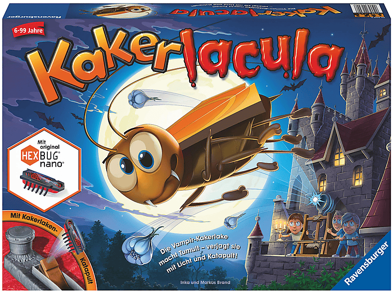 RAVENSBURGER 22300 KAKERLACULA Lustige Kinderspiele