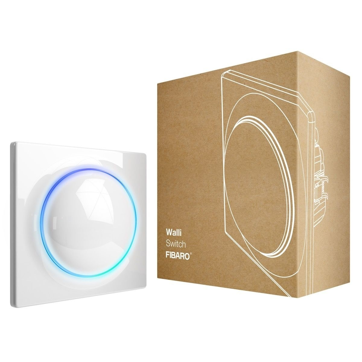 Interrupteur Walli Weiß Intelligenter - Switch, Switch - FIBARO Fibaro Z-Wave+