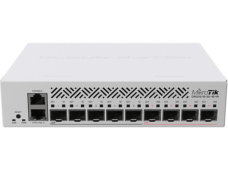 MIKROTIK Mikrotik CRS310-1G-5S-4S+IN switch Netzwerk 2 Switching Hubs network Router