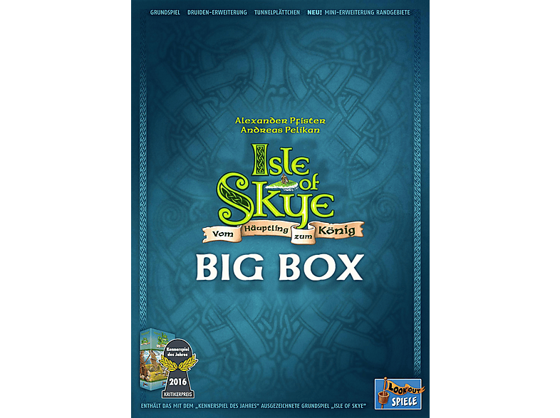 LOOKOUT GAMES LOOD0044 SKYE: Strategiespiel BOX OF ISLE BIG