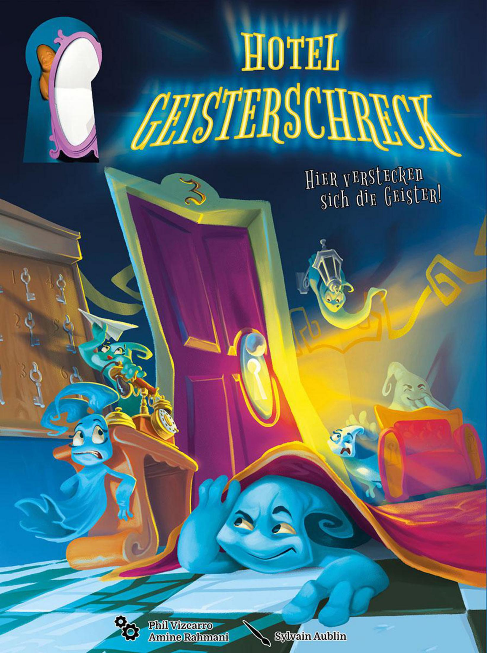 GEISTERSCHRECK Kinderspiel HOTEL ASMODEE BLAD0012