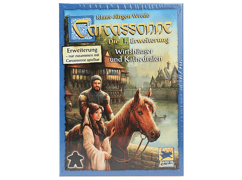 Carcassonne – Grundspiel V3.0 (Deutsch) – Inkl. Fluss & Abt – Familienspiel Für 2-5 Spieler Ab 7 Jahren