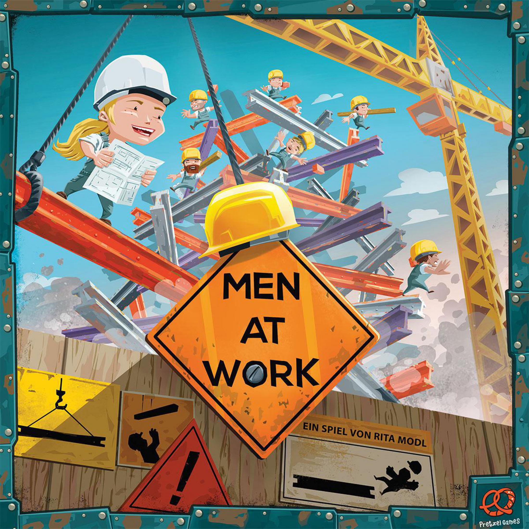 PRGD0001 GAMES AT PRETZEL WORK MEN Gesellschaftsspiel