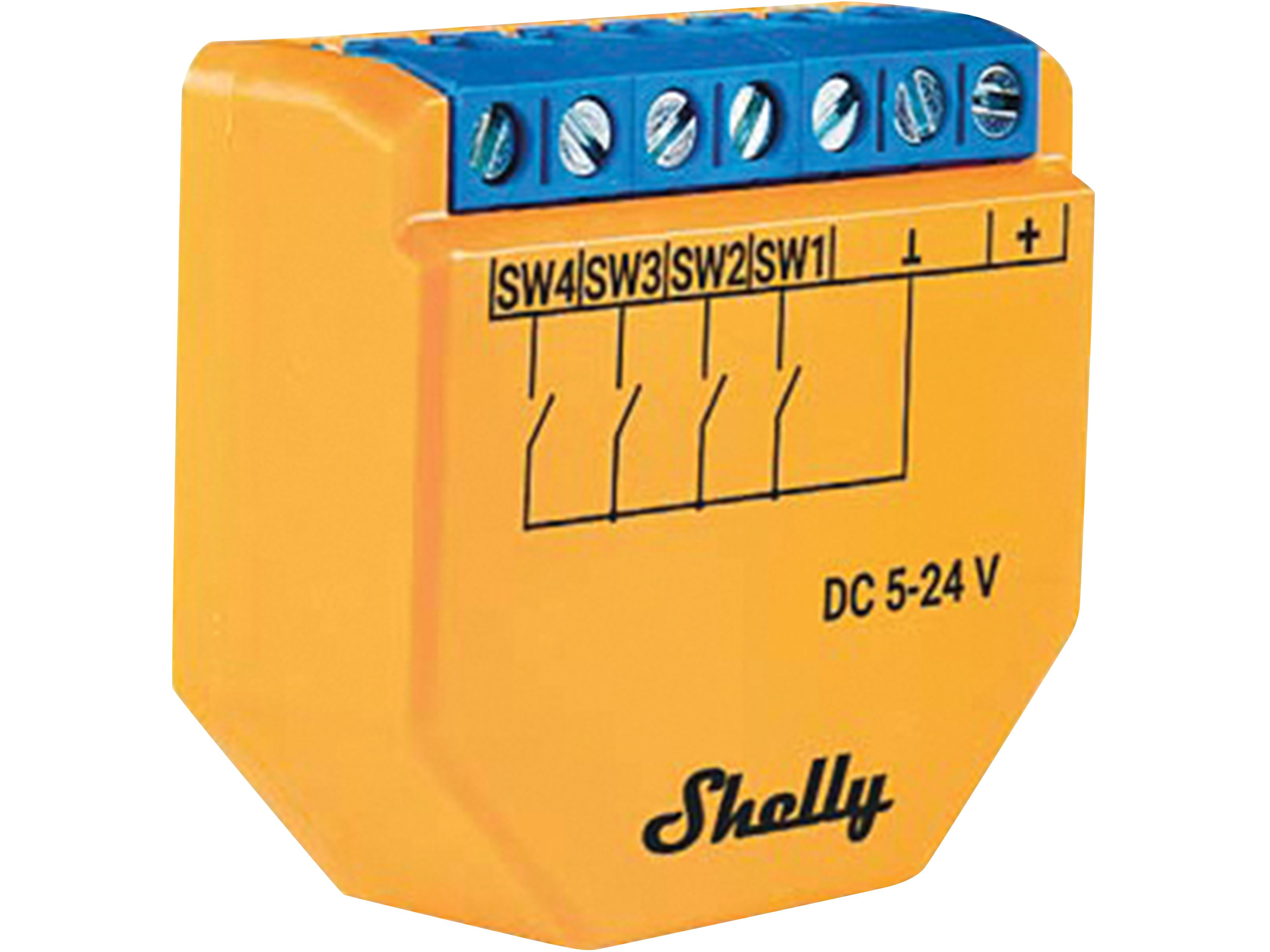 BT Relais SHELLY Aktor, DC\' \'Plus Shelly i4 Mehrfarbig Home Szenenaktivierer WLAN