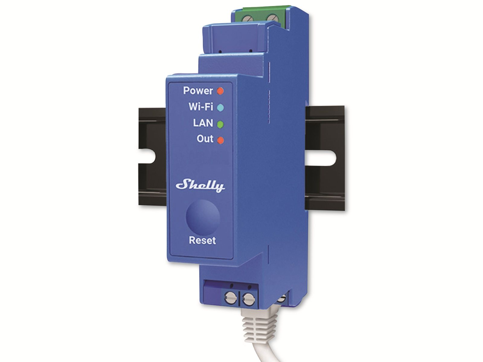 1, A, Pro LAN-Anschluss WLAN-Schaltaktor SHELLY Relais, Blau und 16 Bluetooth