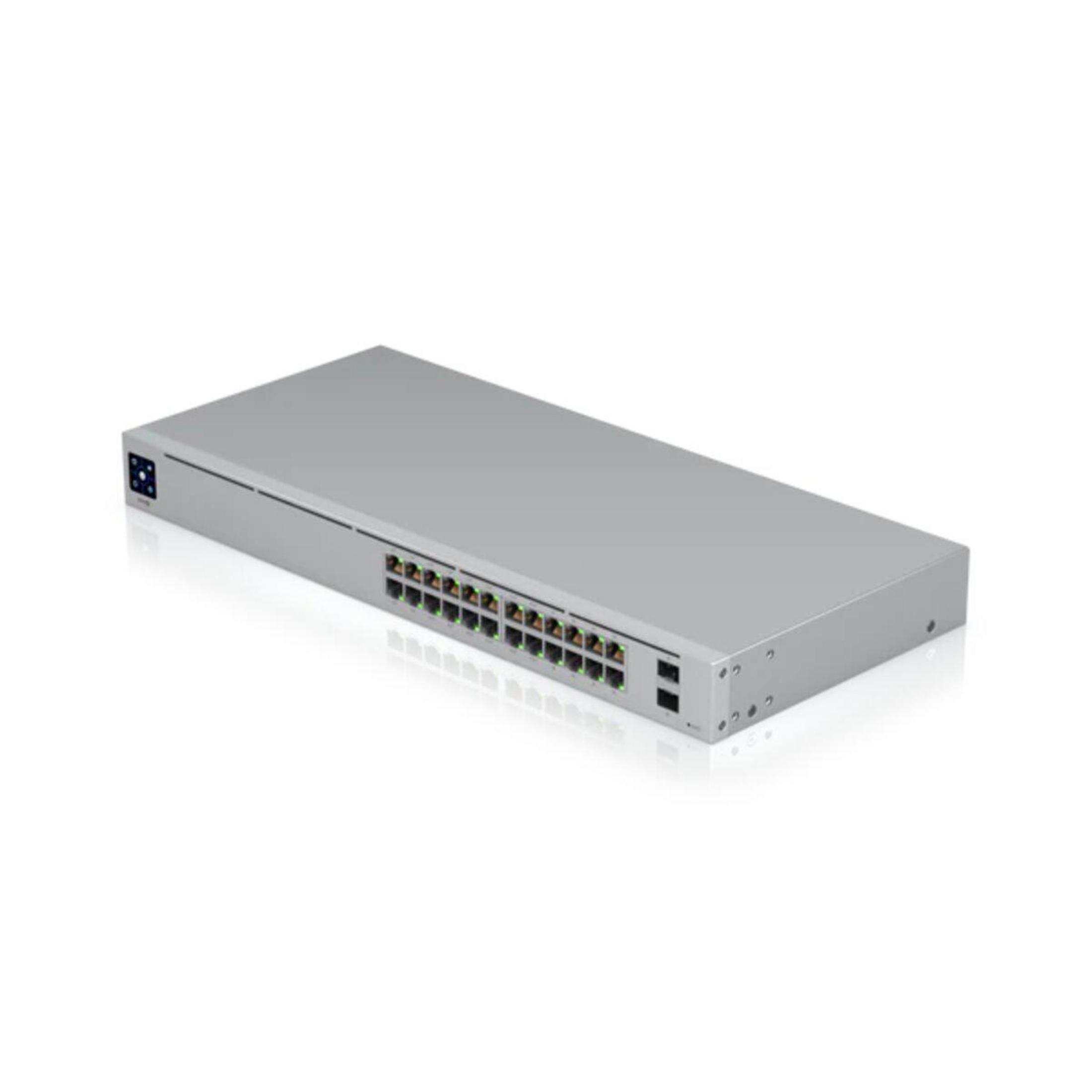 Ubiquiti Ethernet 24 UniFi SPF+ Switch Gigabit Switch USW-24-POE 1U) Port (24 95W UBIQUITI Gigabit Rack