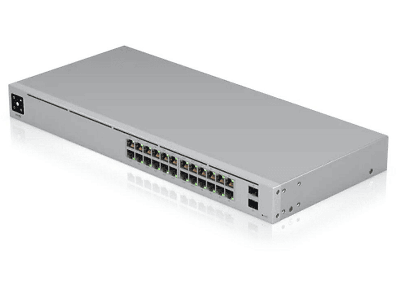 Ubiquiti Ethernet 24 UniFi SPF+ Switch Gigabit Switch USW-24-POE 1U) Port (24 95W UBIQUITI Gigabit Rack