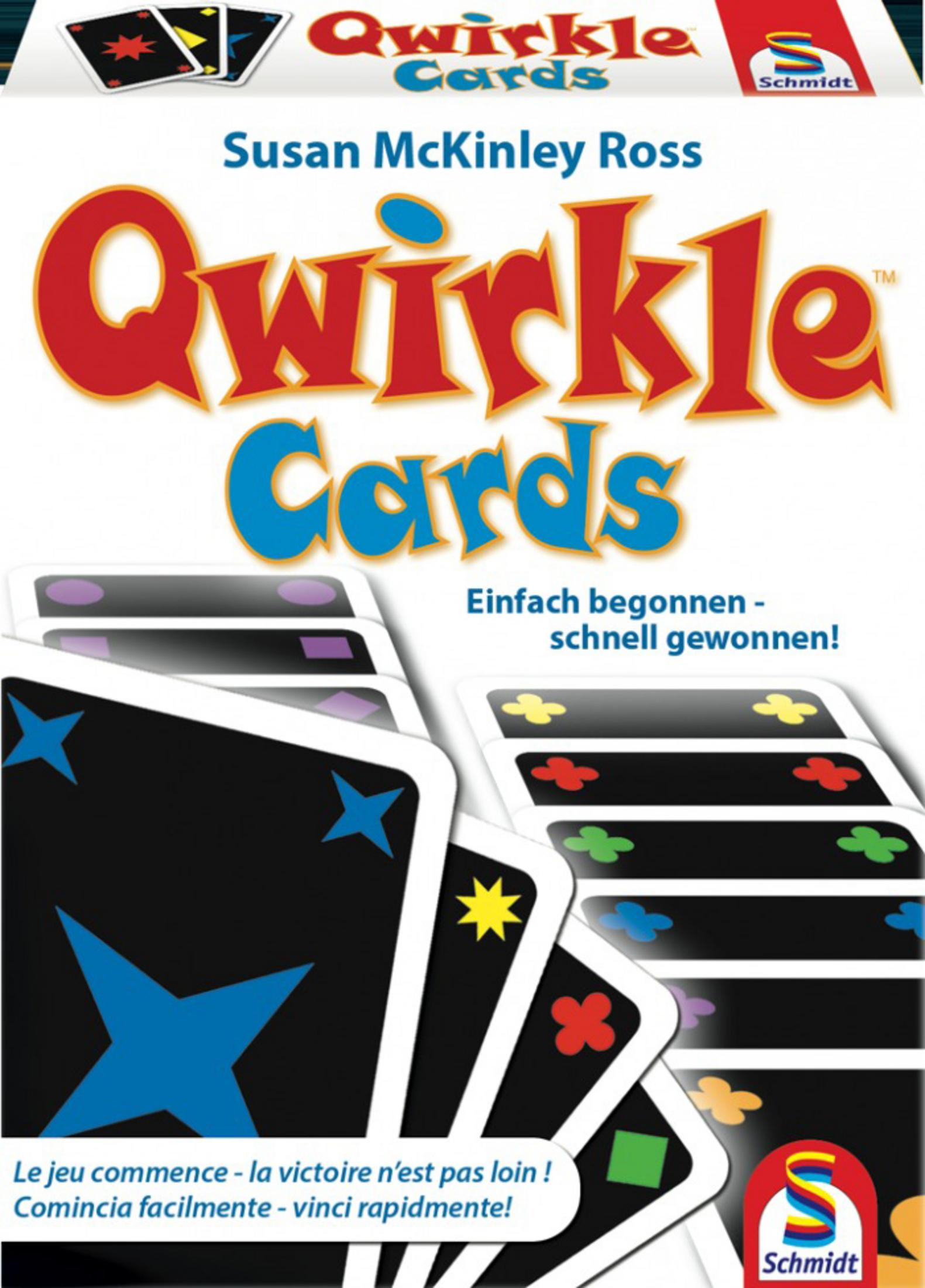 SPIELE SCHMIDT Kartenspiel QWIRKLE CARDS
