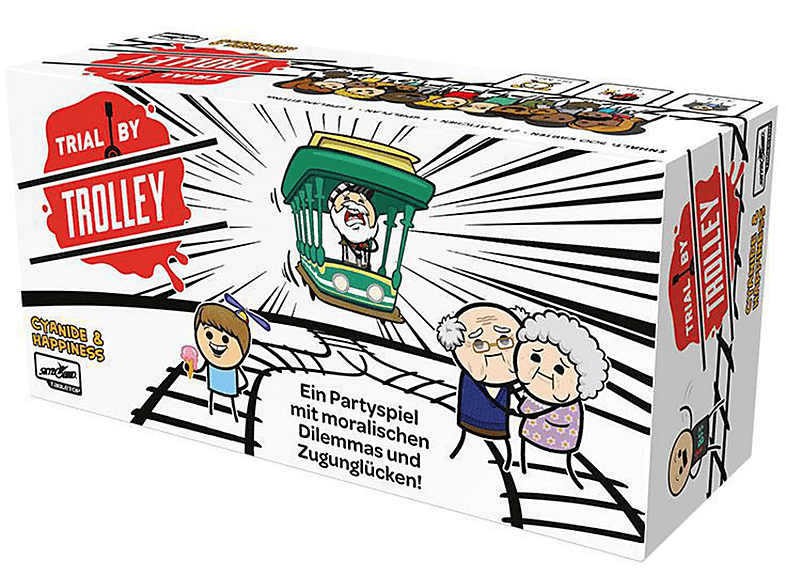 LUCKY DUCK GAMES LDGD0003 TRIAL BY TROLLEY Gesellschaftsspiel | Familienspiele