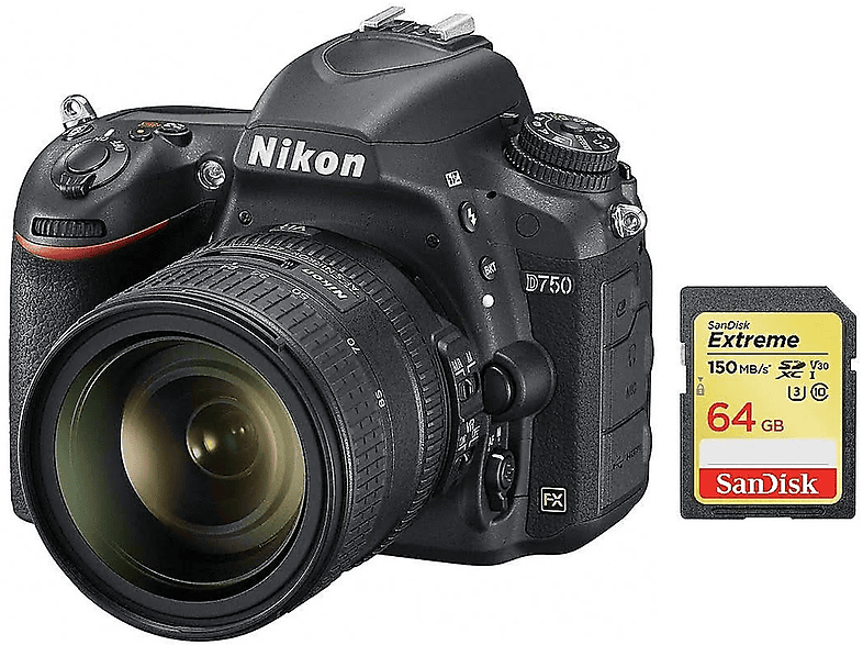 Cámara digital | NIKON D750, 24,3 megapixel, Full HD 1080p
