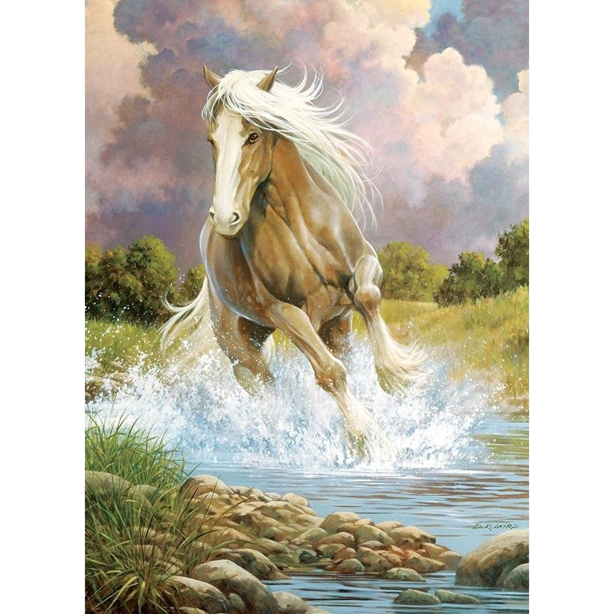 1000 Horse Puzzle River - Teile HILL COBBLE puzzle