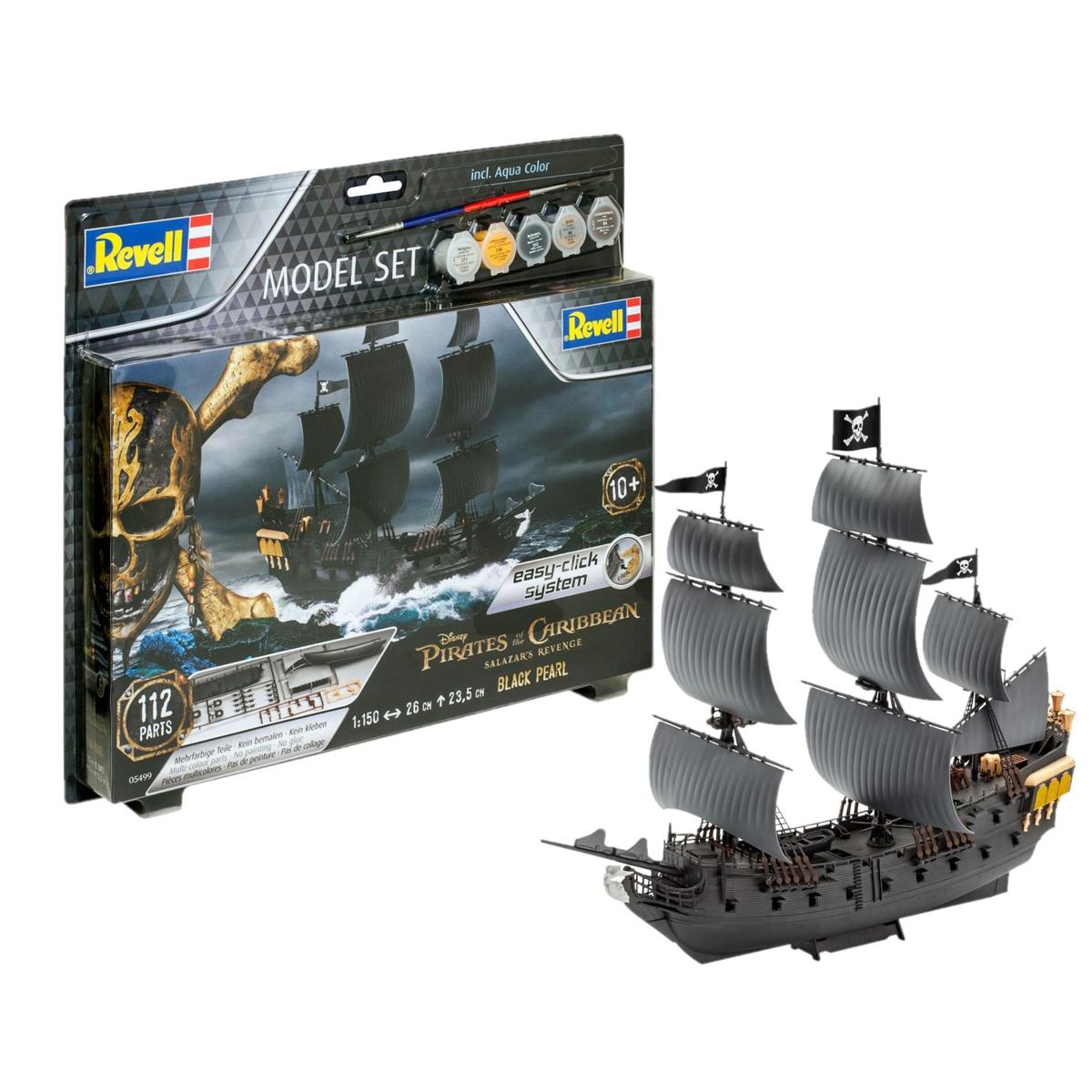 REVELL 65499 MODEL SET PEARL Schwarz/Mehrfarbig BLACK Modellbauschiff