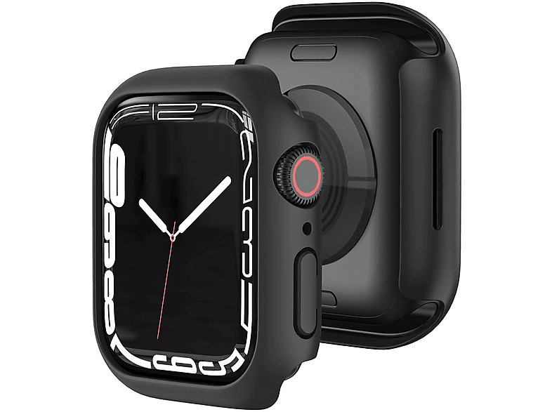 WIGENTO Schock Hülle 7 9 Apple / Design Serie / 8 45mm) Watch Smartwatchhülle(für