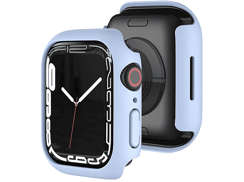 WIGENTO Schock Design 45mm) / 9 Serie 7 Hülle Watch 8 Smartwatchhülle(für Apple 