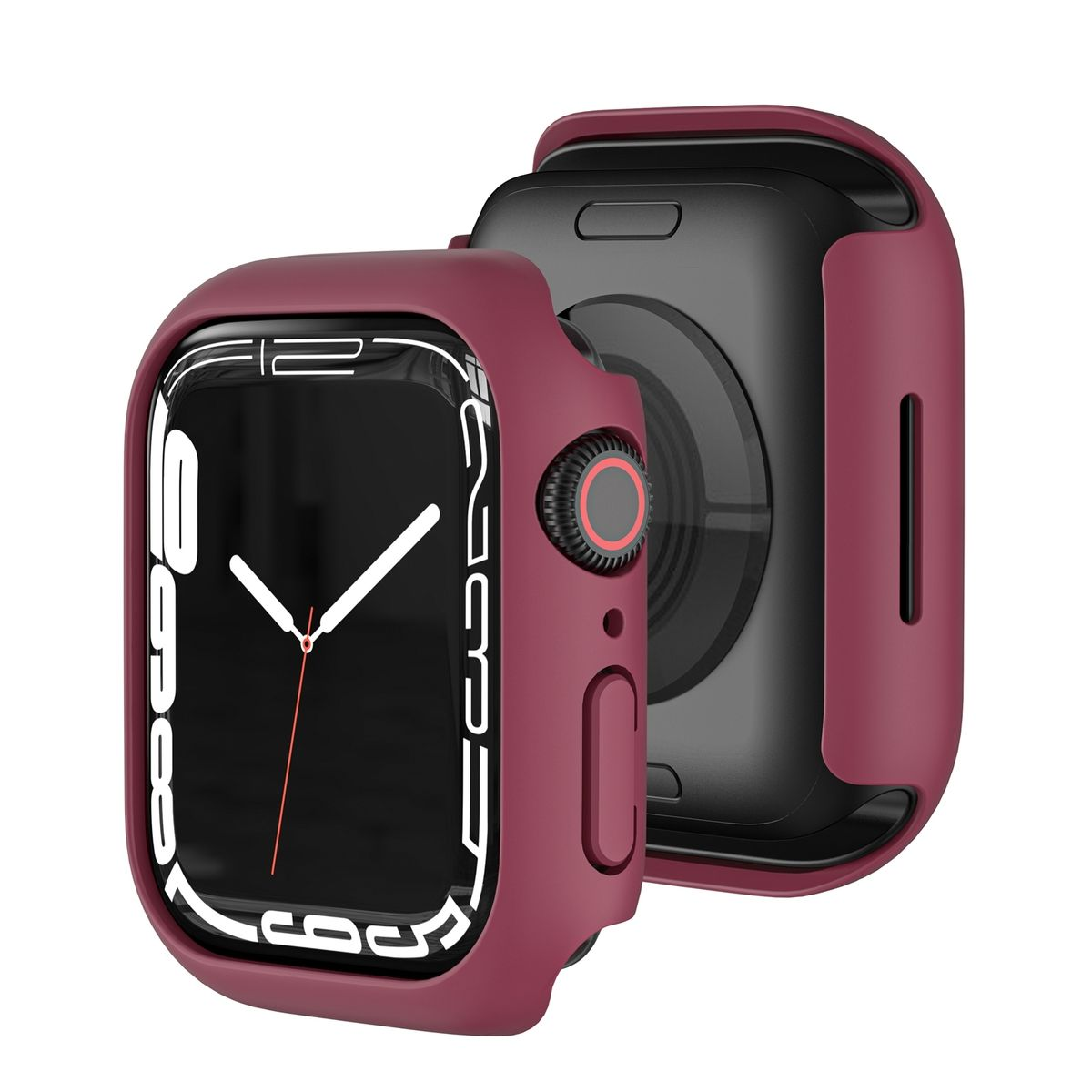 WIGENTO Schock Design Hülle Smartwatchhülle(für / 7 45mm) 9 / 8 Watch Serie Apple