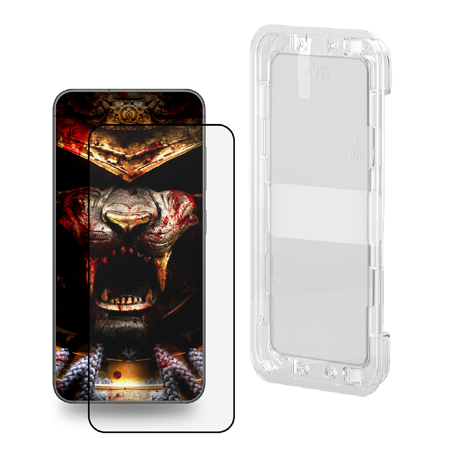 PROTECTORKING 1x 9H Panzerhartglas 3D KLAR S23 FE) Galaxy Displayschutzfolie(für Samsung