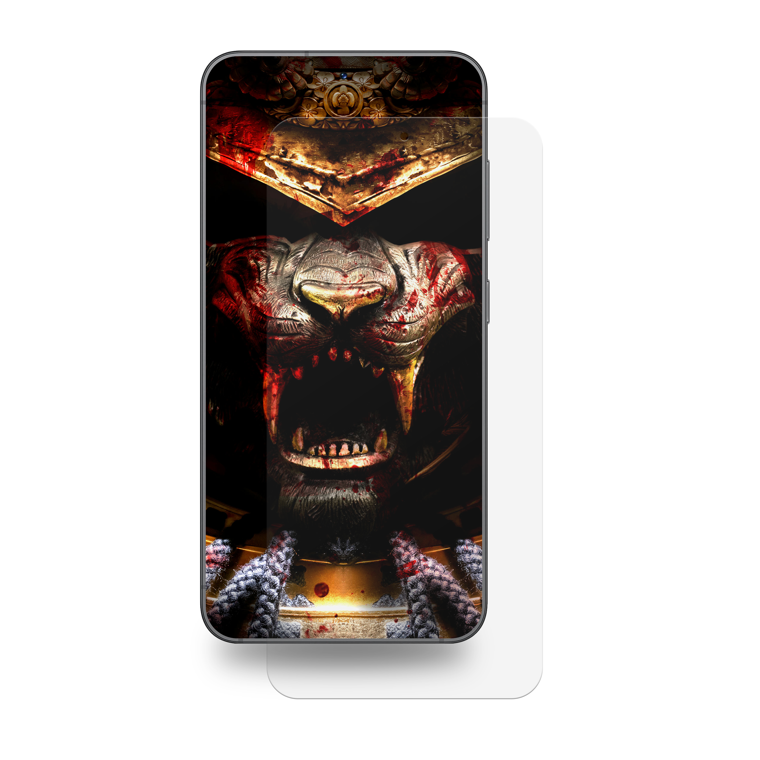 CURVED PROTECTORKING KLAR 3D S20 Displayschutzfolie(für Galaxy Ultra) 4x Samsung Panzerhydroglas FULL