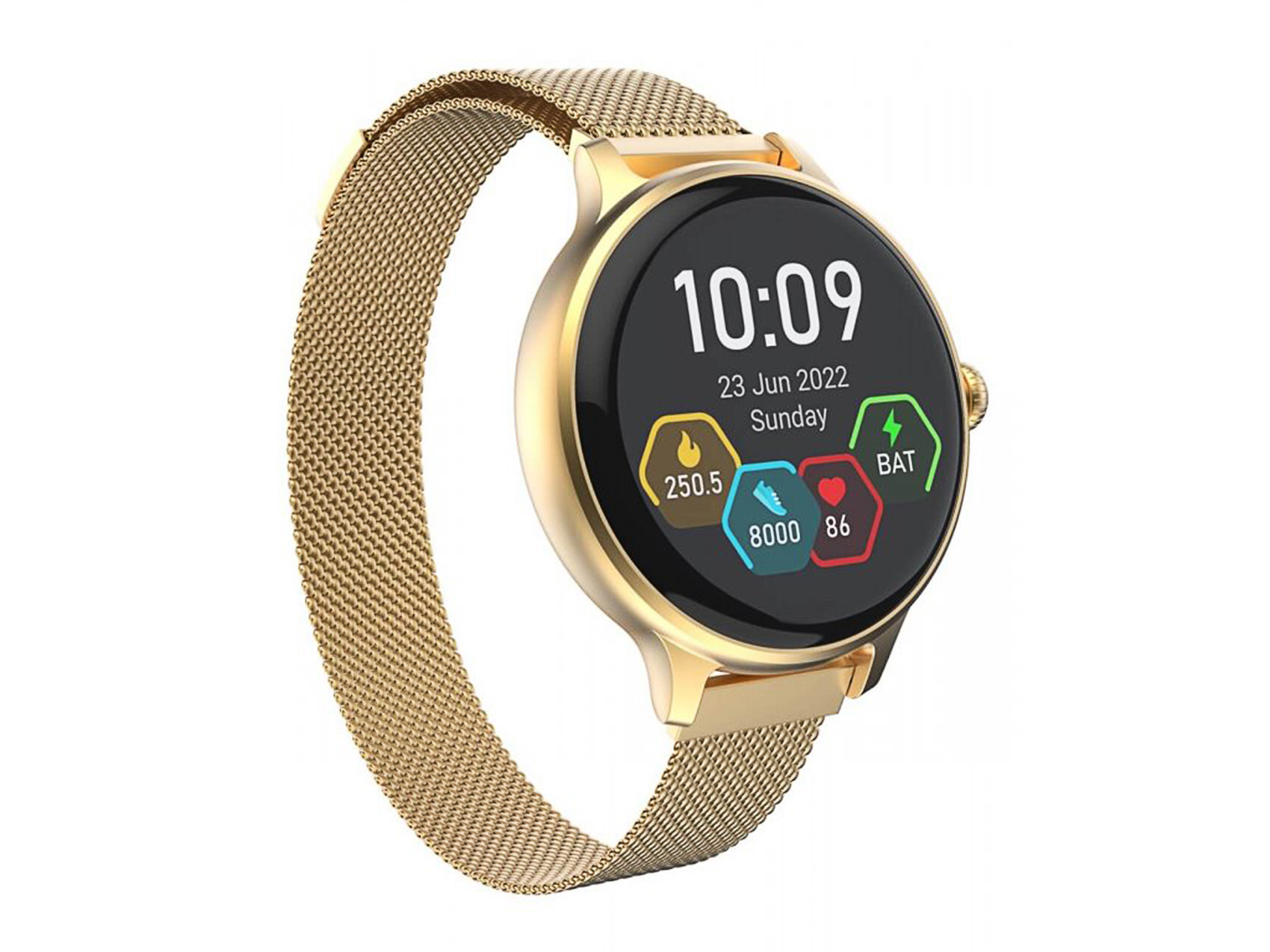 Gold mini Hero Smartwatch, gold, CARNEO HR+