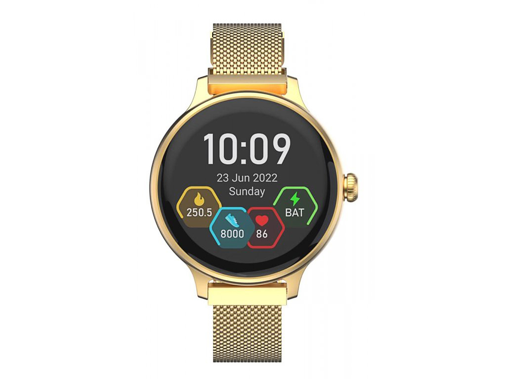 Hero mini Gold HR+ Smartwatch, CARNEO gold,