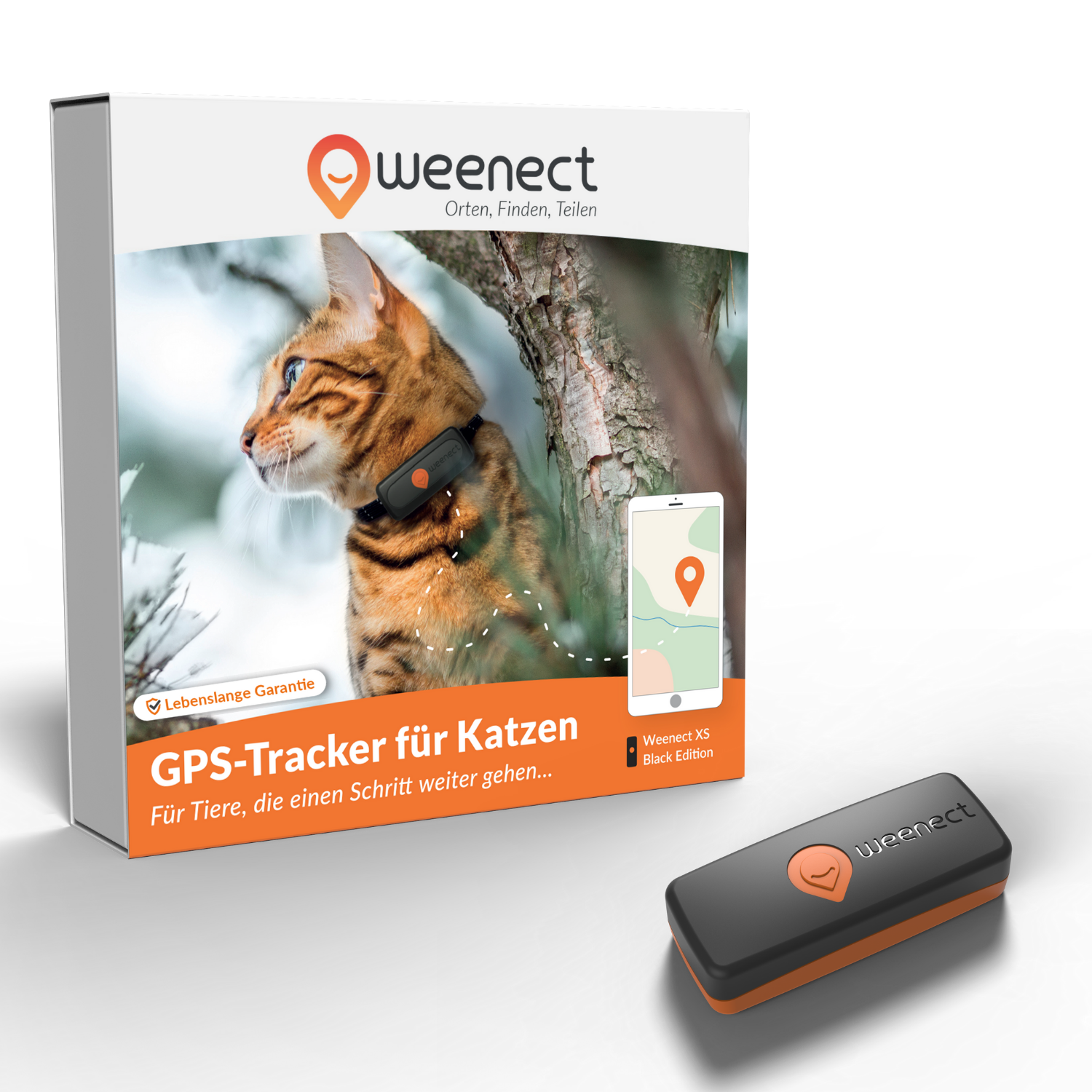WEENECT Cat Tracker GPS XS Katze für