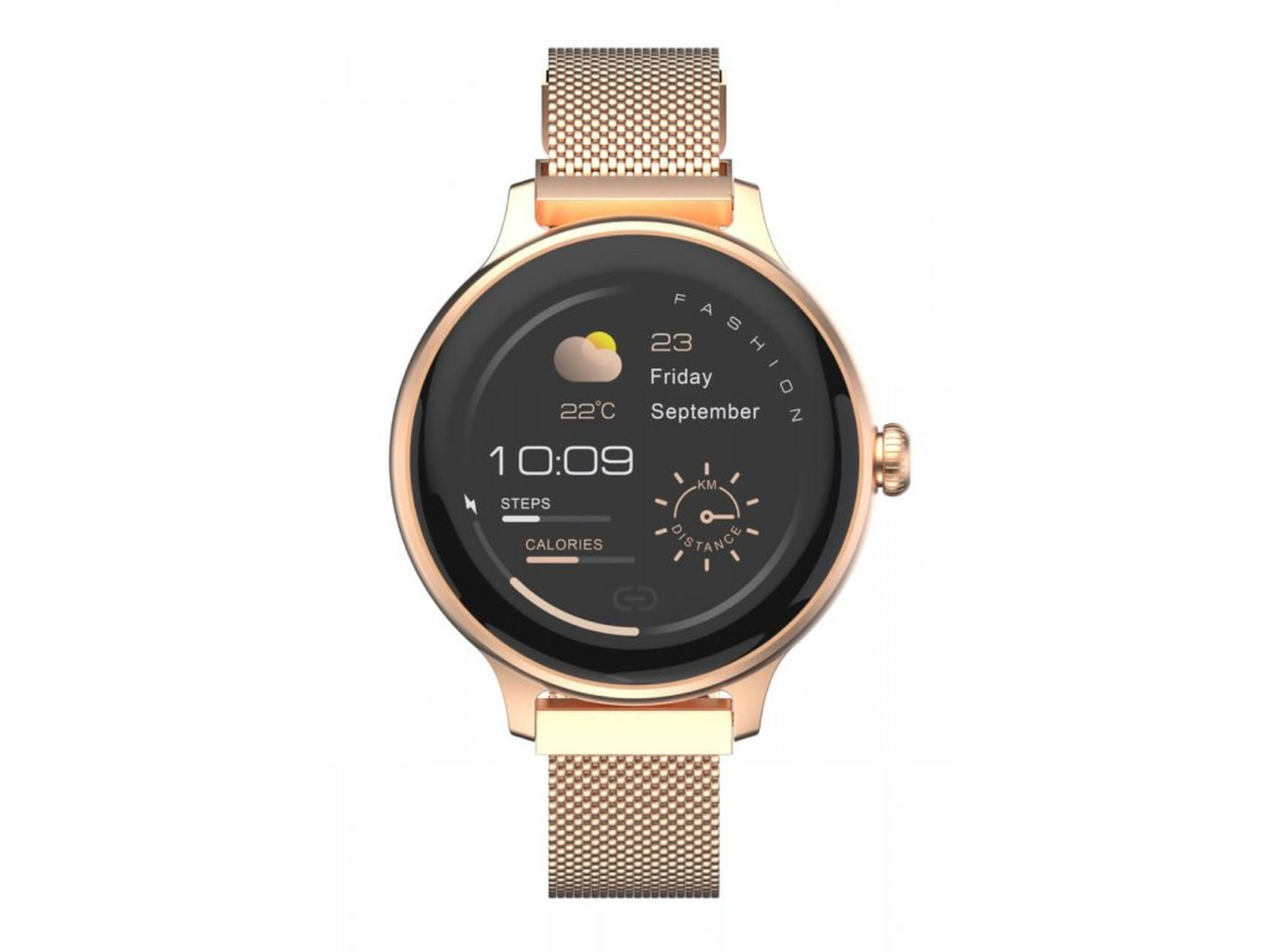 CARNEO Hero mini HR+ rosegold, Goldrose Smartwatch
