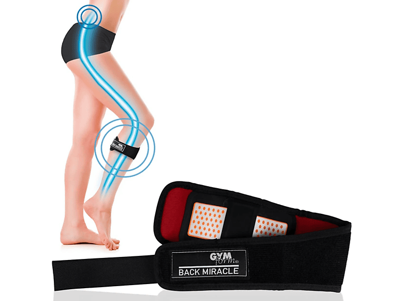 Sport schwarz Back Muskelstimulation, Elektrische Miracle GYMFORM EMS