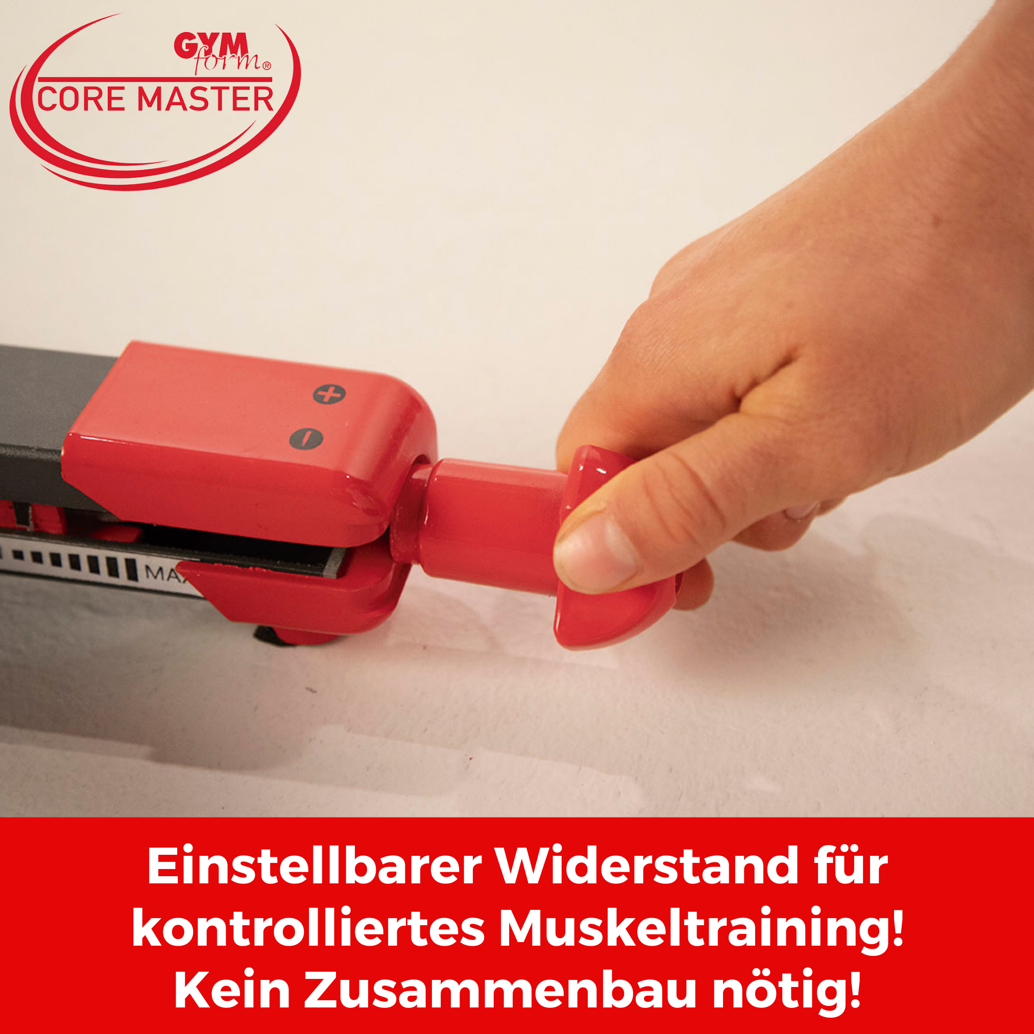 Core Fitnessgerät, GYMFORM schwarz Master