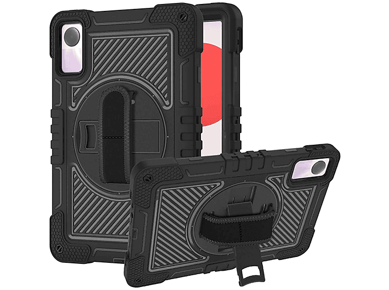 aufstellbar, Hybrid / SE 11 Redmi Xiaomi, Grad Backcover, Outdoor 360 2 WIGENTO mit Zoll, Tasche Pad Schwarz Halte-Schlaufe