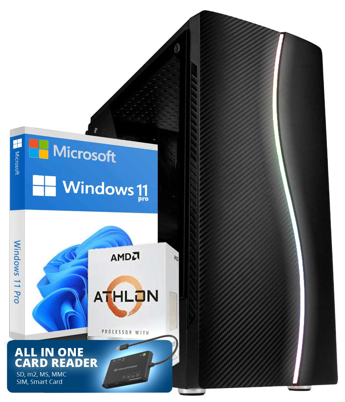 B301238, SCREENON Athlon™ 8 GB 240 GB SSD, 11 Prozessor, RAM, AMD AMD Windows Vega Pro, OfficePC 3 Radeon™ mit