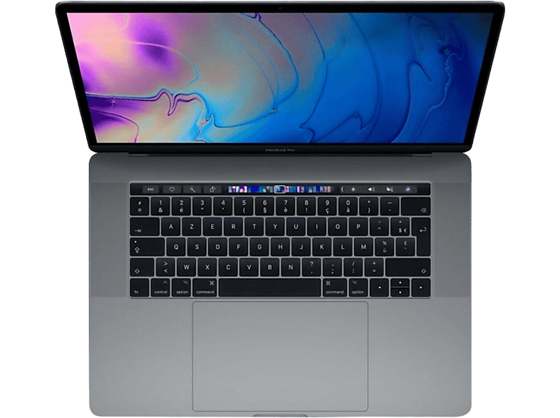 APPLE REFURBISHED (*) Touch Intel® GB SSD, mit Core™ GB Refurbished i7 16 256 Display, 2018, Bar Space notebook 15\