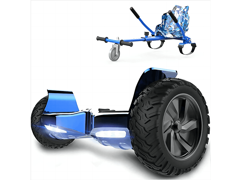 RCB HM6 Hoverboard mit Sitz Balance Board (8,5 Zoll, Blau)