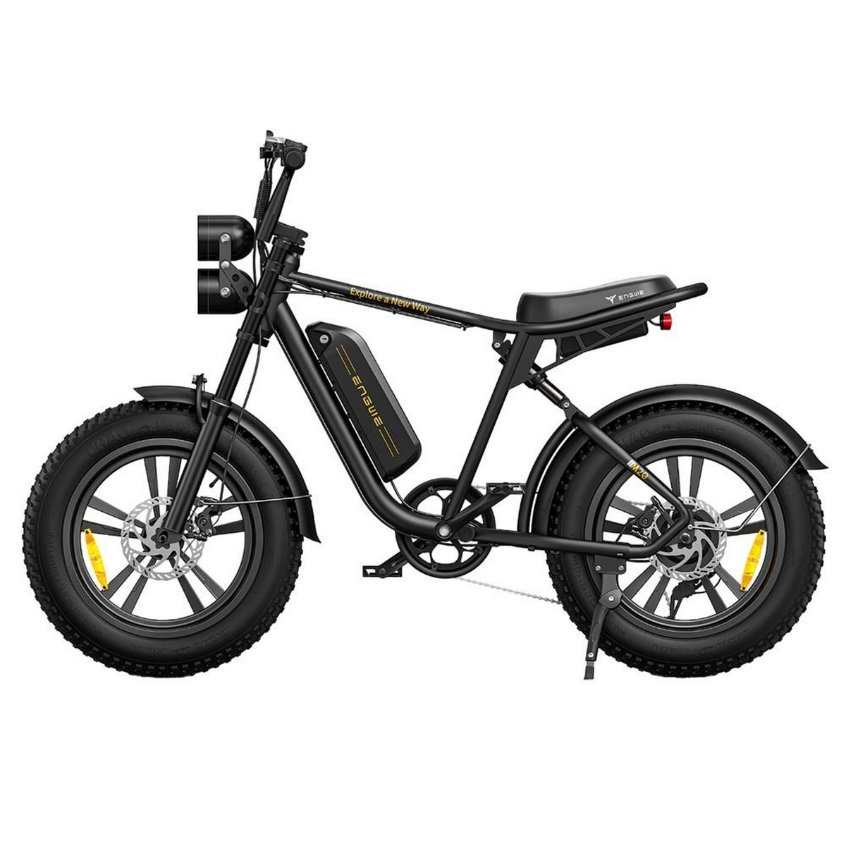 Zoll, Schwarz) M20 ENGWE Unisex-Rad, Single (Laufradgröße: Mountainbike battery 20