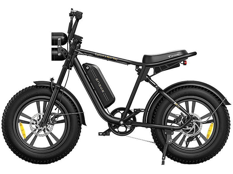20 M20 battery Single Zoll, Unisex-Rad, Mountainbike ENGWE (Laufradgröße: Schwarz)