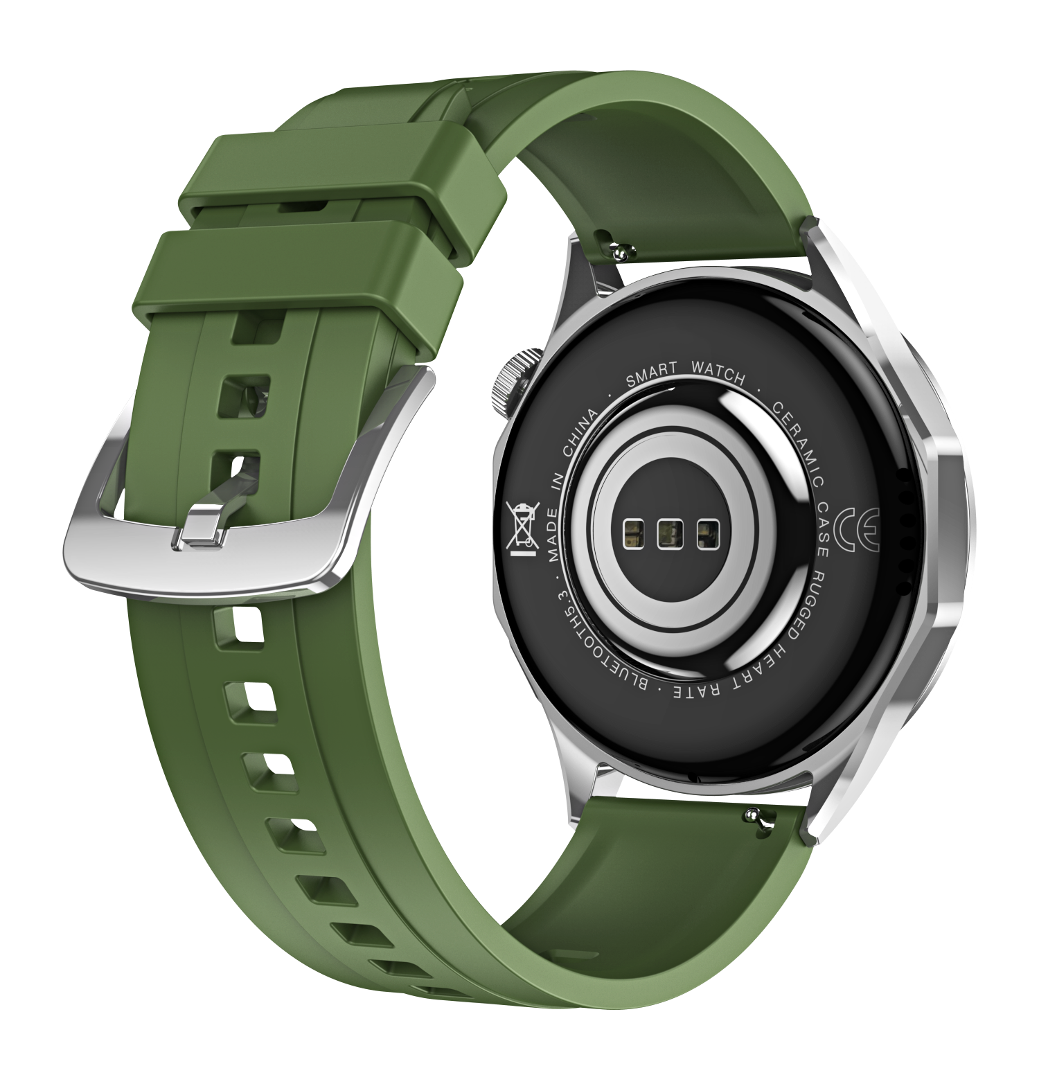 Grün BT-Anruf MIRUX Tracker NFC Smartwatch Fitness Silikon, GT4Gr