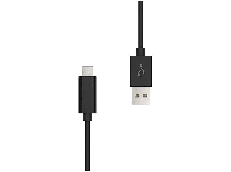 ARTWIZZ USB-C auf USB-A Kabel für USB-C Geräte wie Smartphones, Tablets, Notebooks, Ladekabel, 25 cm, Schwarz